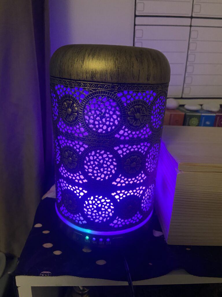 Aromatherapy diffuser for  essential oils