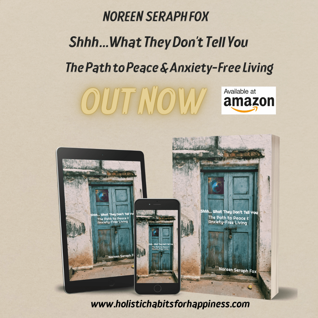 Shhh What They Don't Tell You; The Path to Peace & Anxiety-Free Living. Available to buy now on Amazon. eBook & Paperback. Don't Need a Kindle to Access. Just Download Kindle App.